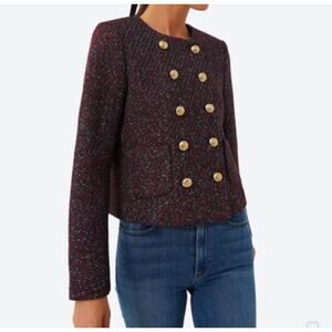 TUCKERNUCK Red Marais Tweed Blazer NWT Size Small